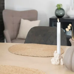 Set de table ovale en jute tressée (lot de 4)
