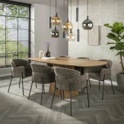 Suspension cuisine design 9 abat-jour assortis NOVA