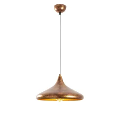 Suspension design cuivrée – forme soucoupe SILE