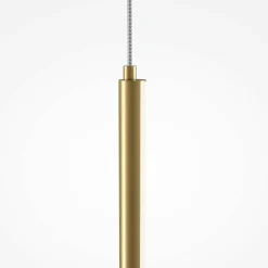 Suspension design dorée – 1 barre verticale LED 415 cm SALEM