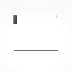 Suspension design LED – barre horizontale noire SALEM