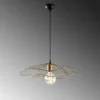 Suspension design métal doré vintage forme fleur SINOP