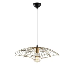 Suspension design métal doré vintage forme fleur SINOP