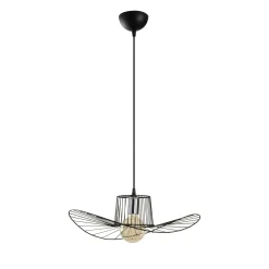 Suspension design noire métal filaire forme ondulée SINOP