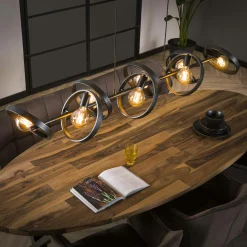Suspension luminaire 8 anneaux RALF