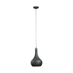 Suspension moderne 1 lampe forme goutte finition couleur cuivre JAVA