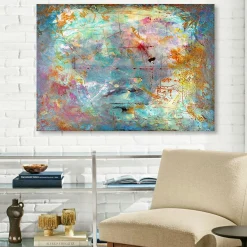 Tableau abstrait coloré – peinture moderne sur toile