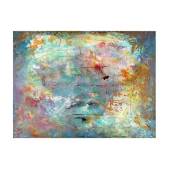 Tableau abstrait coloré – peinture moderne sur toile