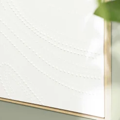 Tableau blanc lignes en pointillés 103 x 143 cm