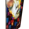 Tableau de femme yeux fermés 60x100