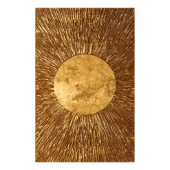 Tableau doré motif soleil – sur toile