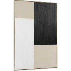 Tableau moderne matières et couleurs mixées 83 x 123 cm