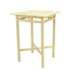 Table bar hévéa 80x80x110cm MAORI