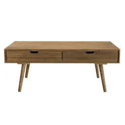 Table basse avec tiroirs en bois de sapin LIMA