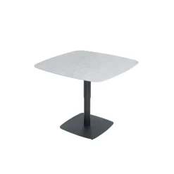 Table basse carrée relevable céramique grise 90 cm LUGANO