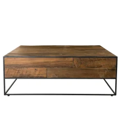 Table basse carrée style atelier SWING