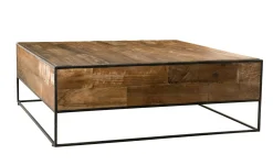 Table basse carrée style atelier SWING