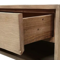 Table basse contemporaine bois recyclé VITTORIA