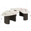 Table basse céramique 3D design organique (x2) MAHAL