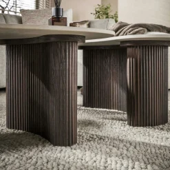 Table basse céramique 3D design organique (x2) MAHAL