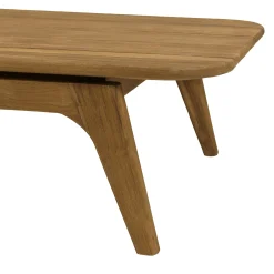 Table basse de jardin 130 cm en teck recyclé ORIA