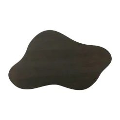 Table basse design organique en chêne brun LOREN