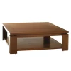 Table basse double plateau 90x90cm LOLA
