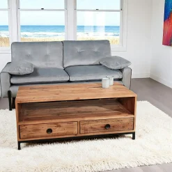 Table basse en bois recyclé CANBERRA