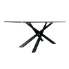 Table basse en céramique anthracite bords ronds LOMBARDIE