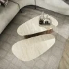 Table basse en céramique forme organique (lot de 2) ASCOLI