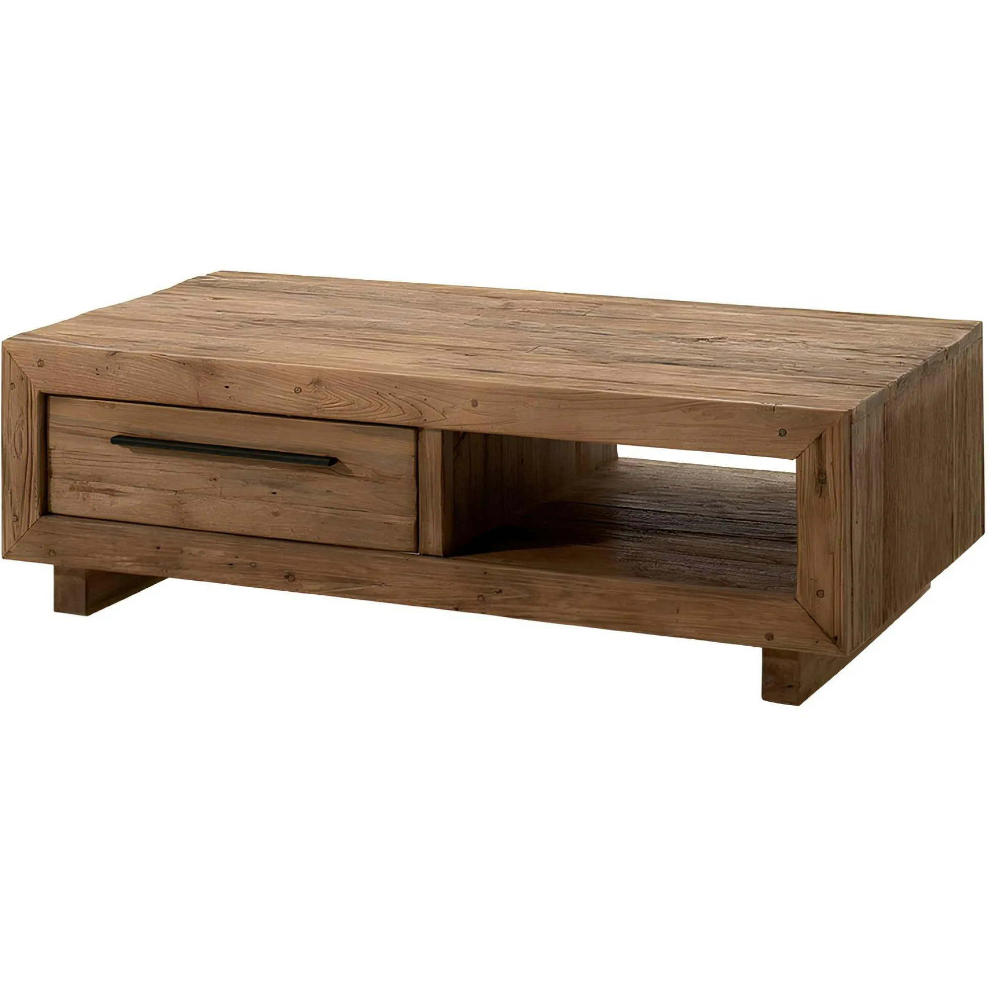 Table basse en teck recyclé naturel KERALA