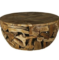 Table basse exotique bois de teck CANADA