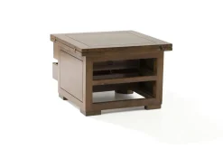 Table basse extensible hévéa 60/120cm MAORI
