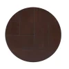 Table basse gigogne décor parquet foncé (lot de 2) LEXTON