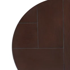 Table basse gigogne décor parquet foncé (lot de 2) LEXTON
