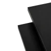 Table basse gigogne design – effet bois noir (3 pièces) MARFA