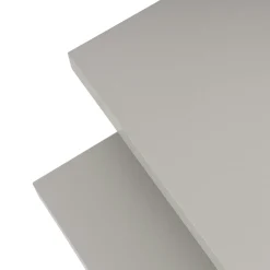 Table basse gigogne design – effet gris laqué (3 pièces) MARFA