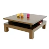 Table basse hévéa 80CM HELENA