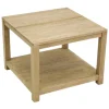 Table basse hévéa 60x60cm GALA