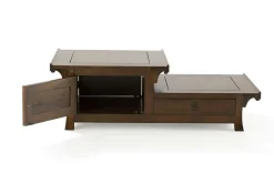Table basse hévéa 125xH41cm MAORI
