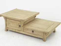 Table basse hévéa 125xH41cm MAORI