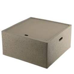 Table basse jardin béton forme carrée HERCULE