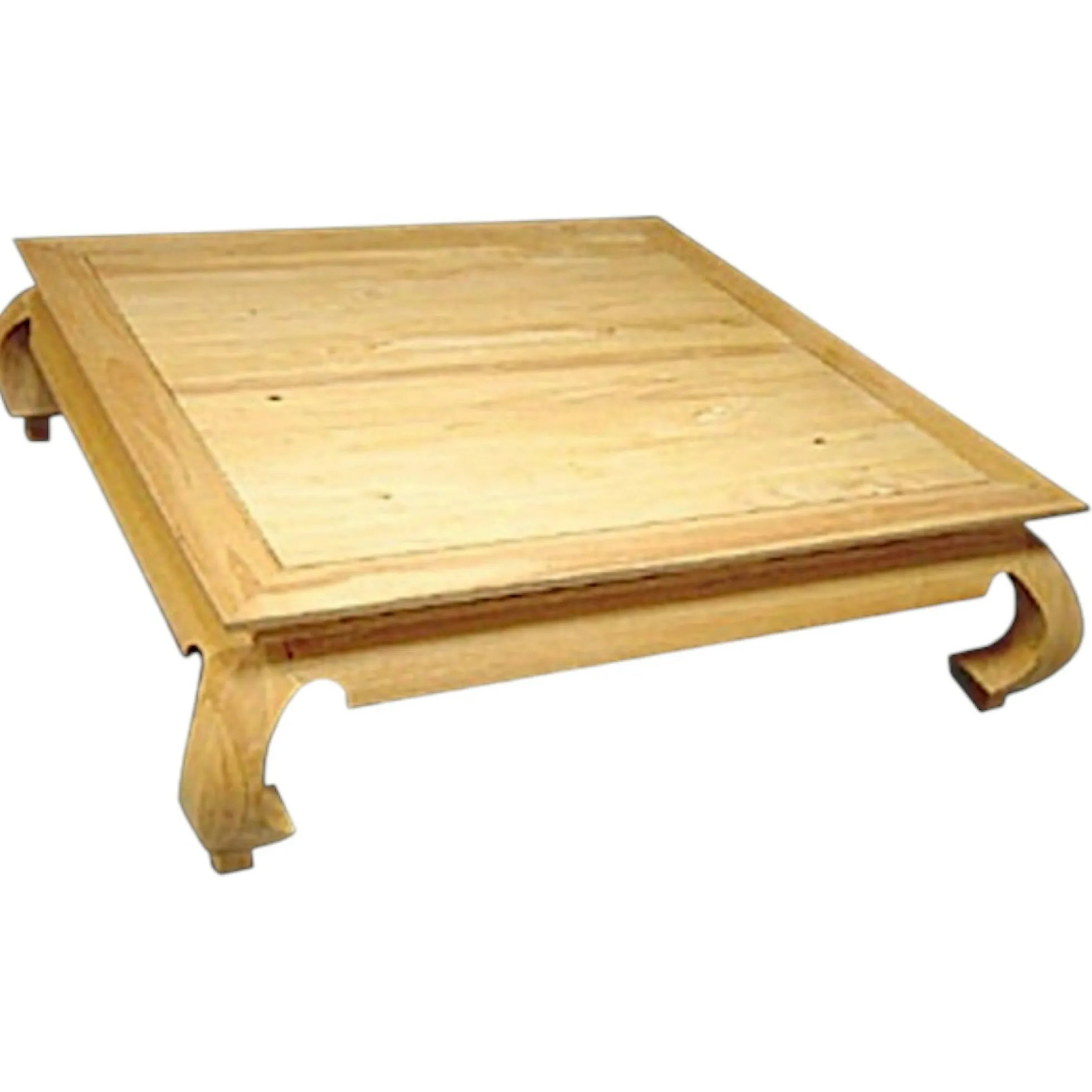 Table basse Opium hévéa 120x120x35cm MAORI