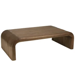 Table basse épurée en bois de mindi ARCUS