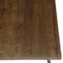 Table basse rectangulaire lames bois recyclé KORKAI