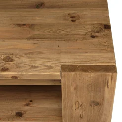 Table basse rectangulaire 2 plateaux bois recyclé DENVER