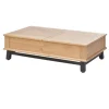 Table basse relevable en chêne clair ALPINE