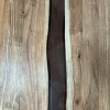 Table basse rivière epoxy noir et bois d'acacia BORA