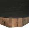 Table basse ronde bois recyclé pin CRACOVIE