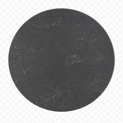 Table basse ronde céramique effet marbre gris LOMBARDIE